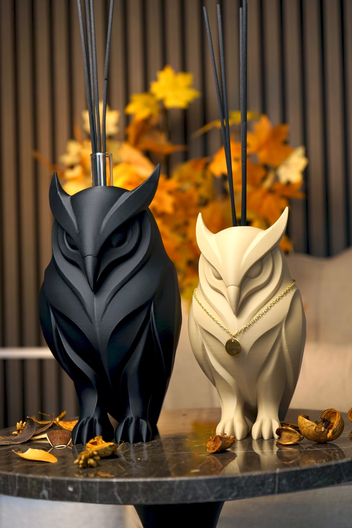 Diffusore a forma di gufo