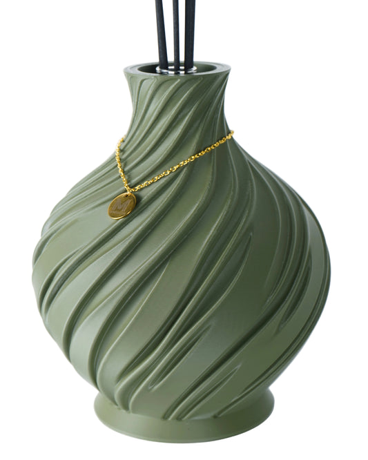 DIFFUSORE VASO VERDE OLIVA