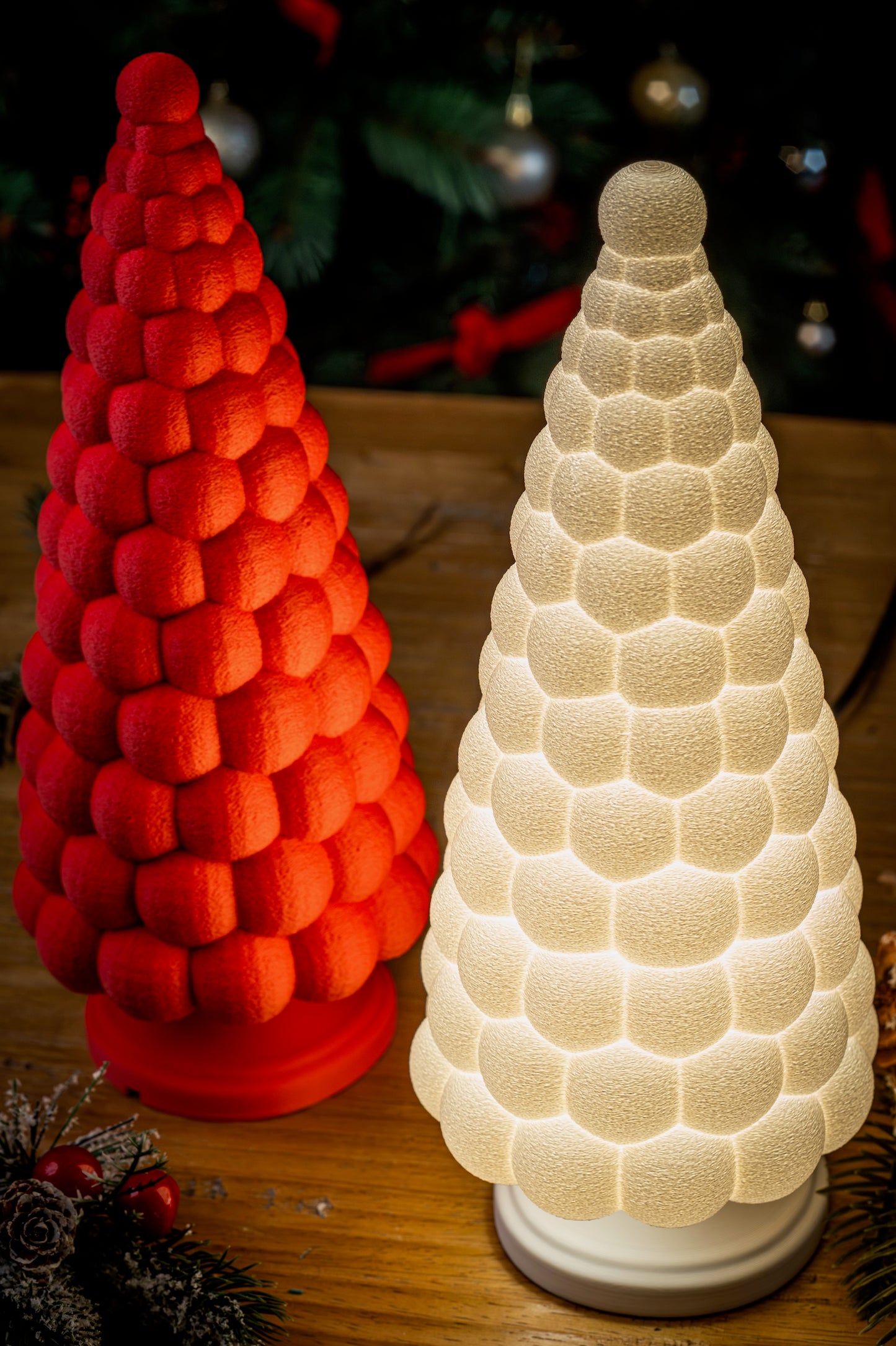 Lampada natalizia a forma di albero