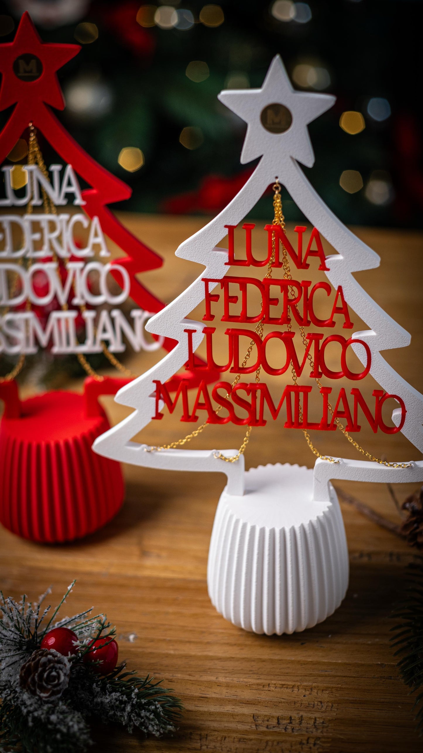 Albero natalizio personalizzato