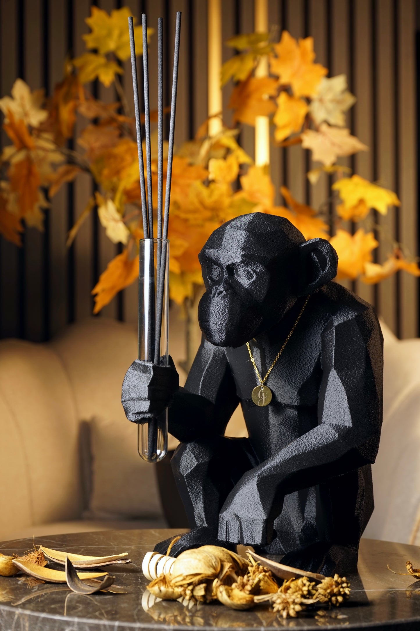 Diffusore a forma di scimpanzé