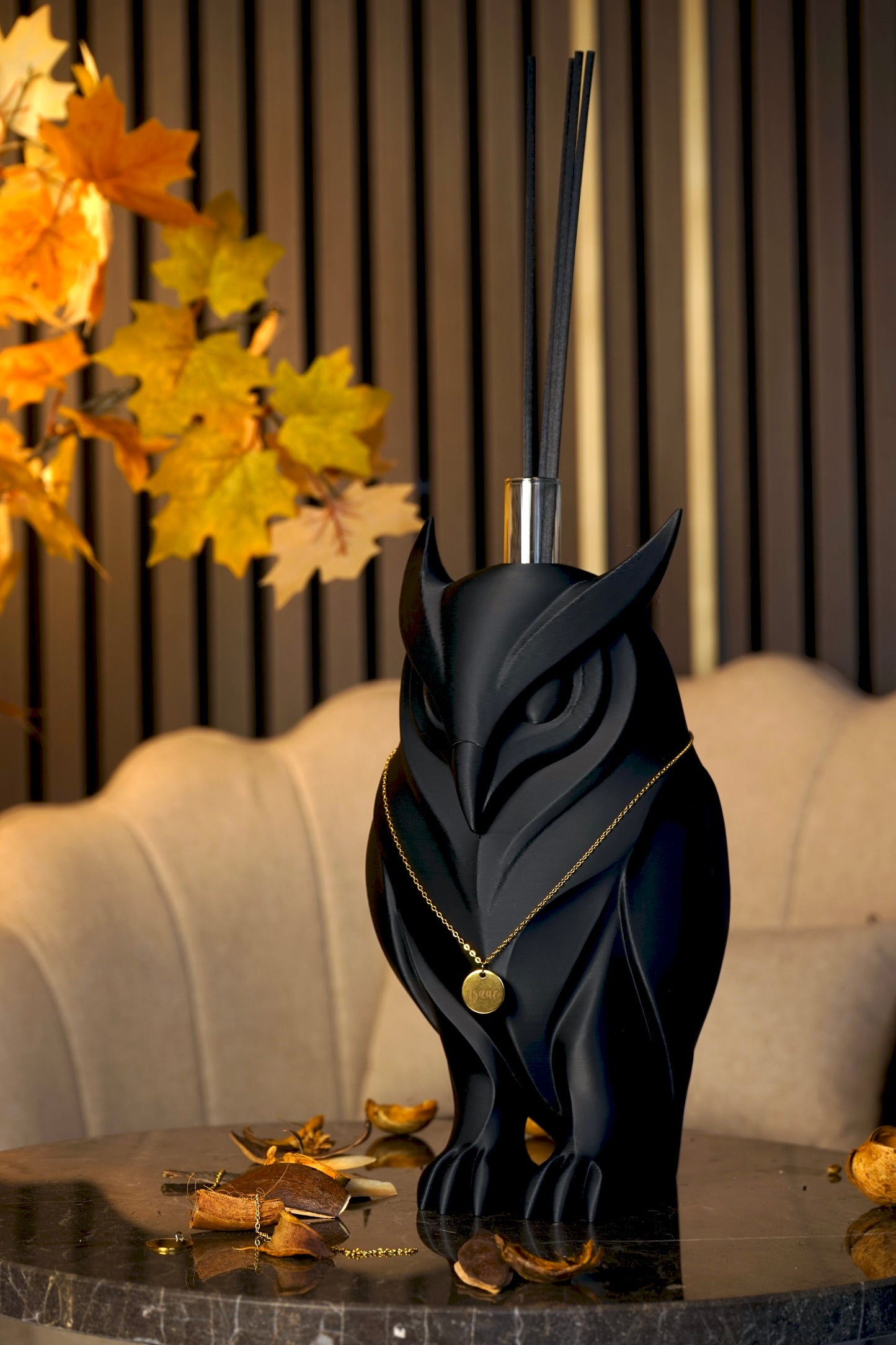 Diffusore a forma di gufo