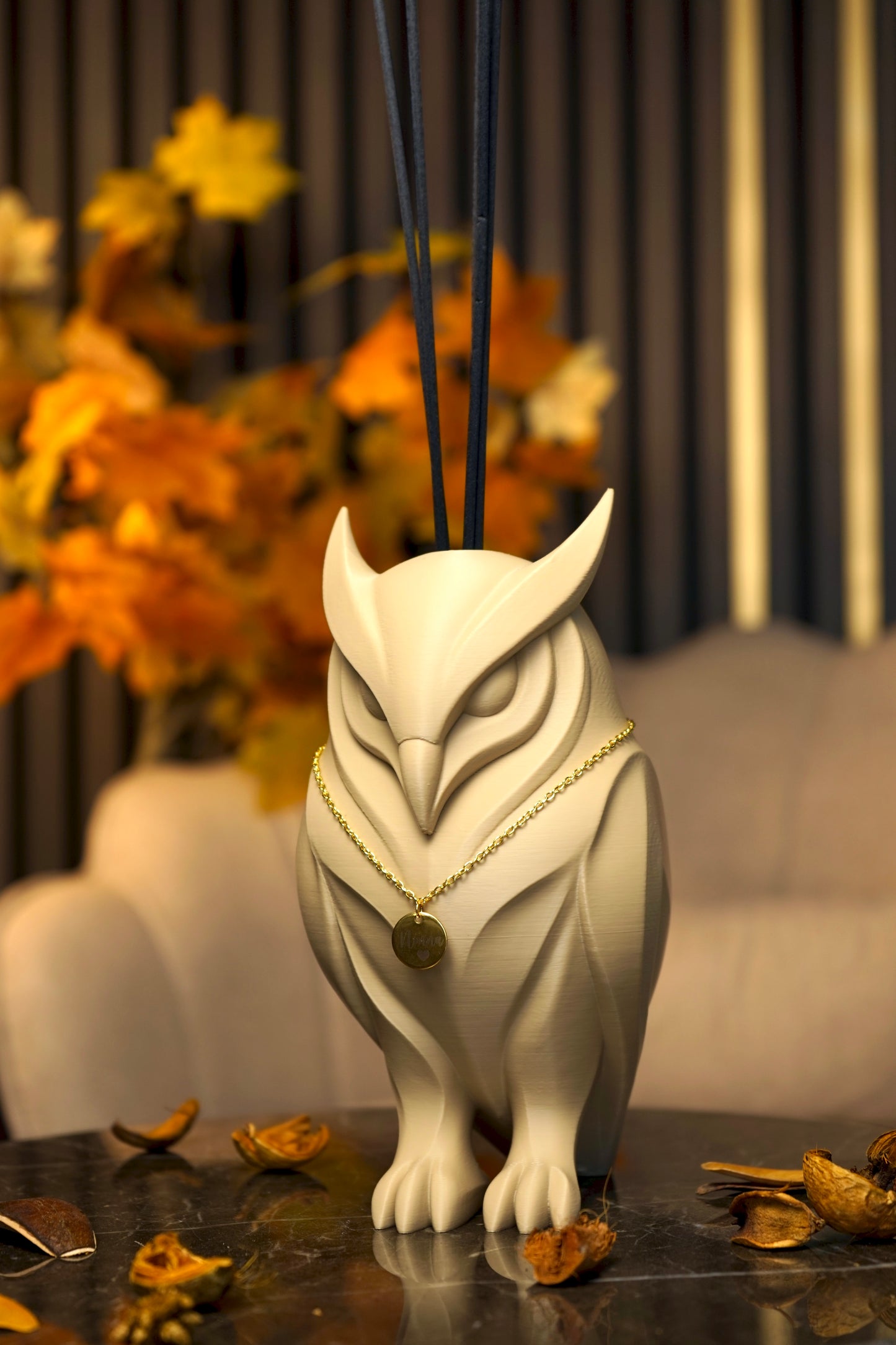 Diffusore a forma di gufo