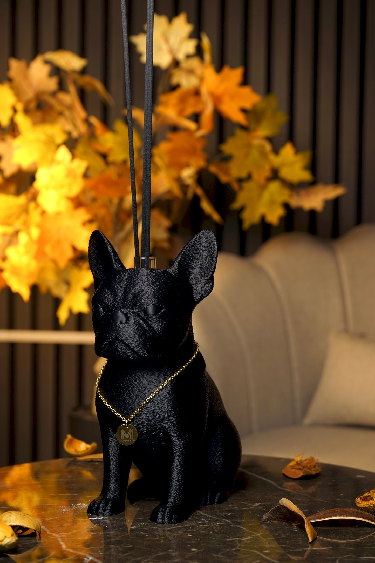 Diffusore a forma di Bouledogue Francese