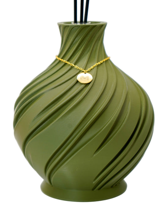 DIFFUSORE VASO VERDE OLIVA