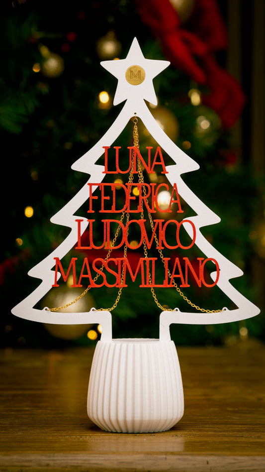 Albero natalizio personalizzato