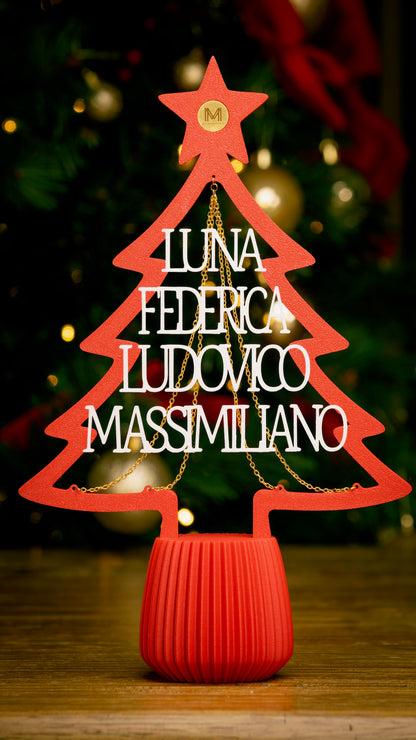 Albero natalizio personalizzato
