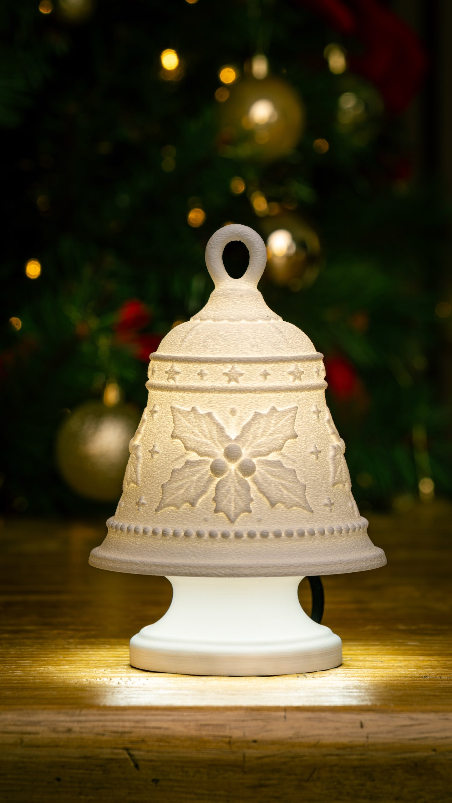 Lampada natalizia a forma di campana