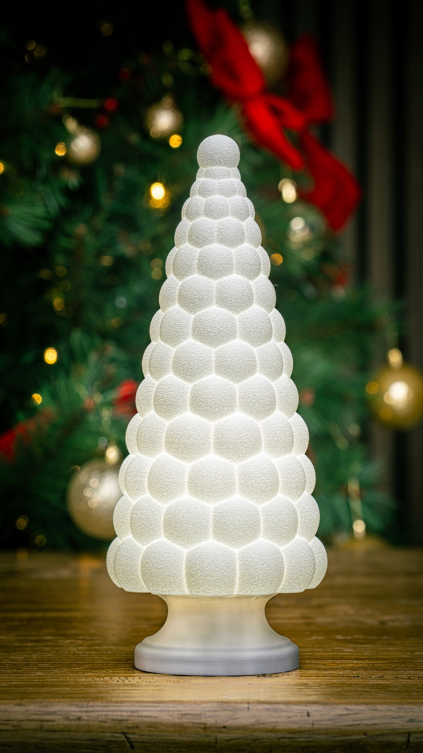 Lampada natalizia a forma di albero