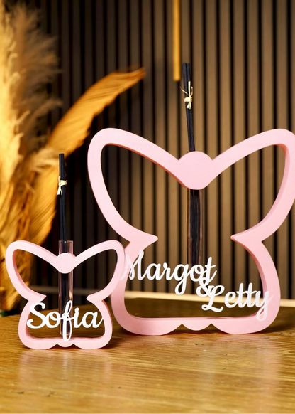 Farfalla con scritta - Bomboniera