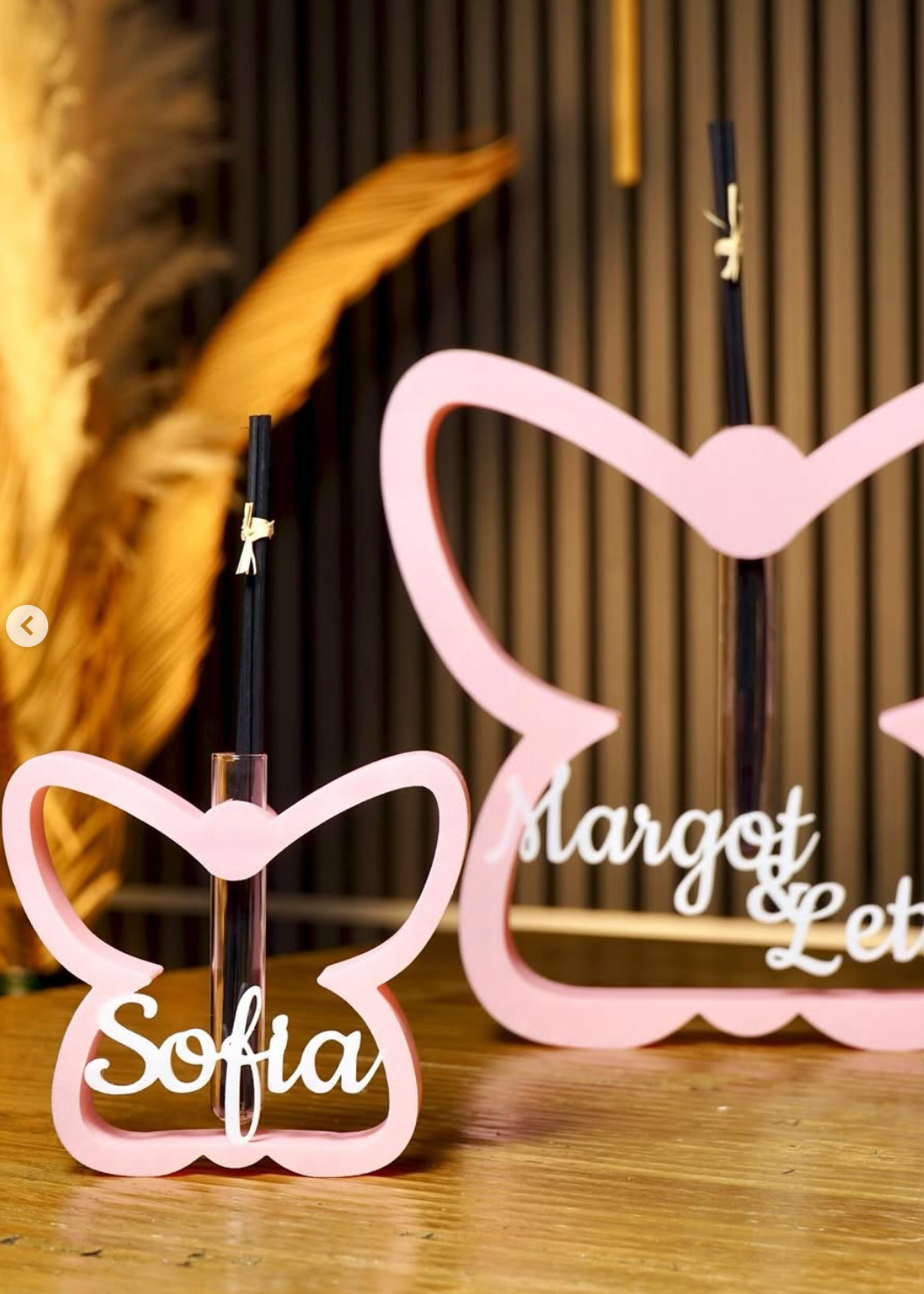 Farfalla con scritta - Bomboniera
